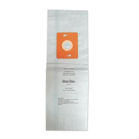 GREEN KLEAN Green Klean GK-CMZM-CLN CleanMax Zoom 200; 400; 600 Models Replacement Vacuum Bags - Pack of 100 GK-CMZM